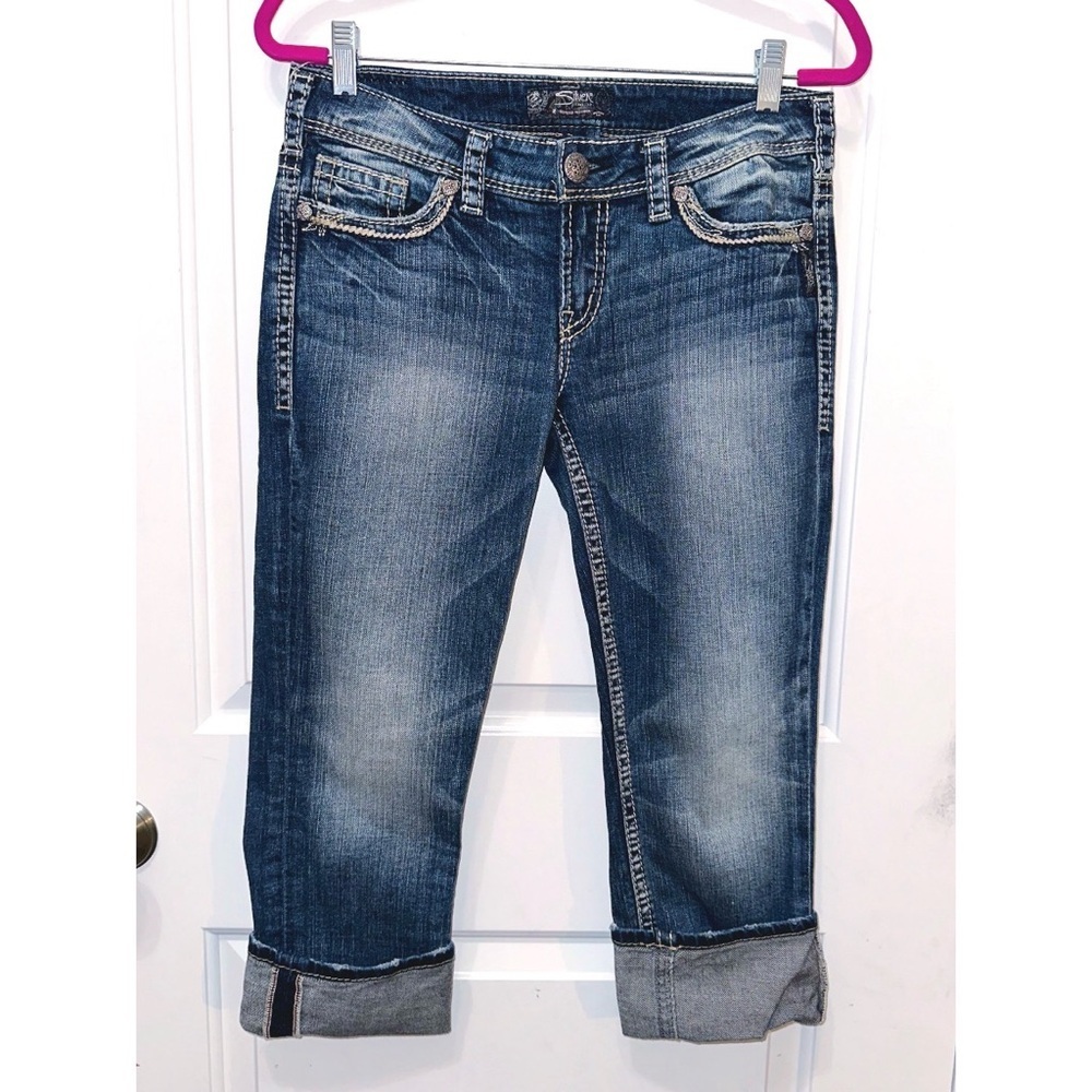 Silver Jeans co. Suki capri jeans